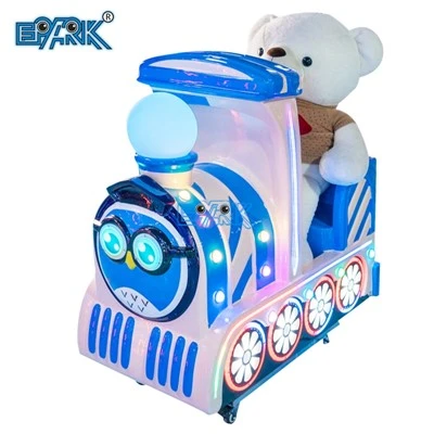 Lokomotiv Swing Car Kiddy Myntoperert Ride